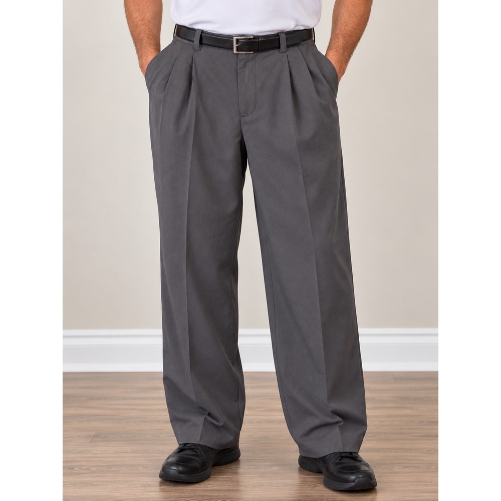 Smitty Mens Pleated Officials Pants Charcoal Gray Size 40 Referee Umpire Slacks